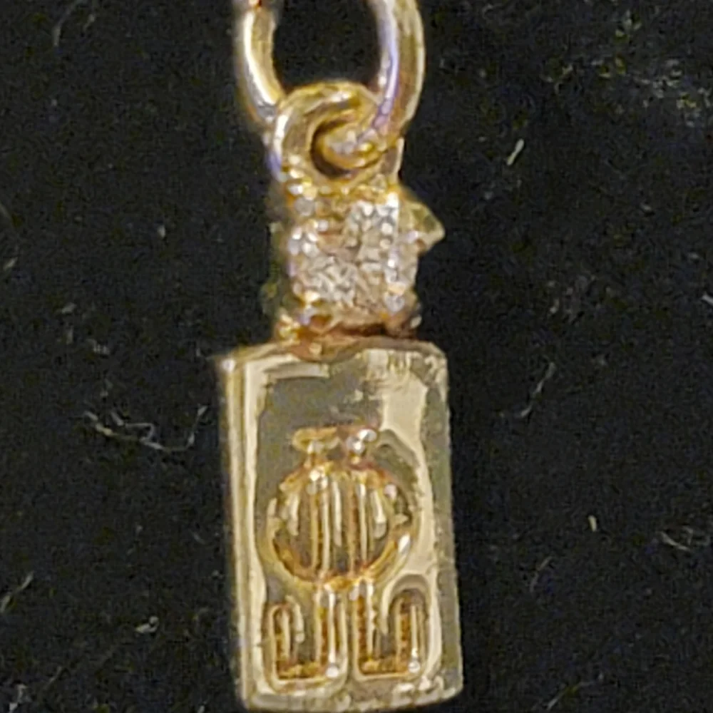 Vintage Designer SignedJ.J. Johanette Gold ToneCubic Zirconia ChokerNecklace - Picture 8 of 11